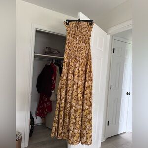 Floral Smocked Maxi Dress